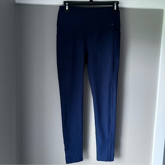 💚Mondetta navy blue leggings with side pockets size small - Picture 1 of 5